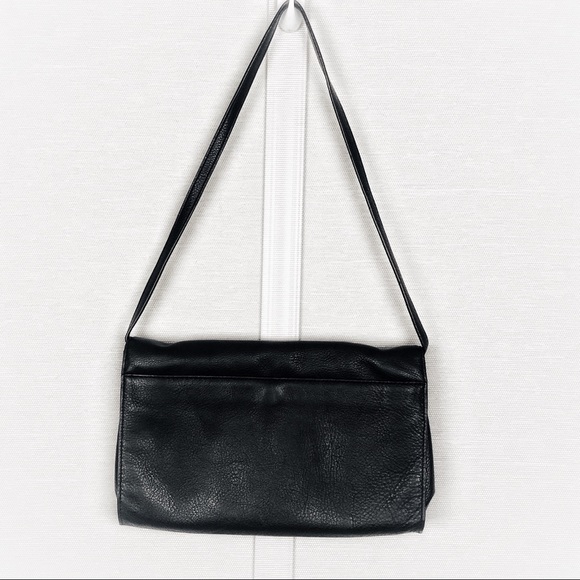 Michael Kors Oversized Black Leather Clutch - Picture 2 of 8